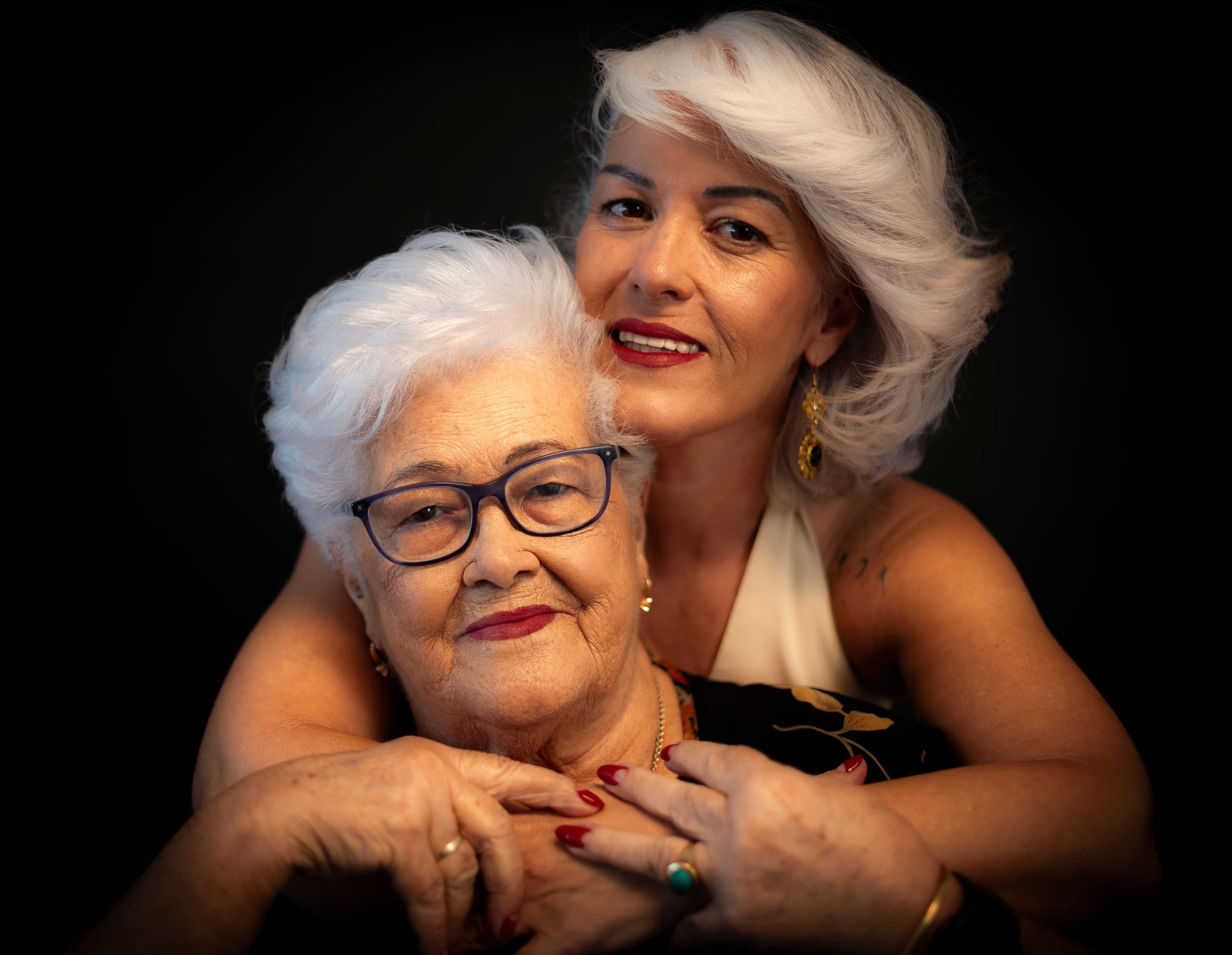 Fotografía familiar en estudio